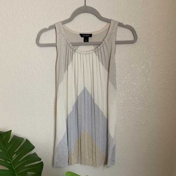 White House Black Market Sleeveless Blouse - Picture 1 of 7